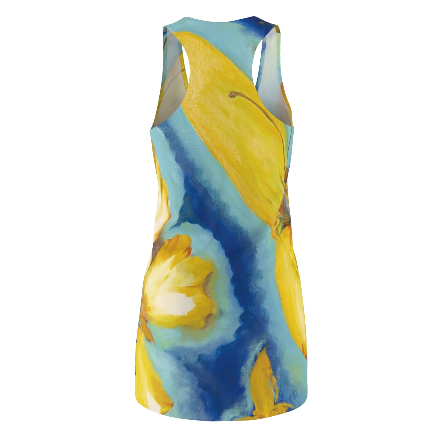 Golden Butterflies of Hope -  Women's Racerback Dress