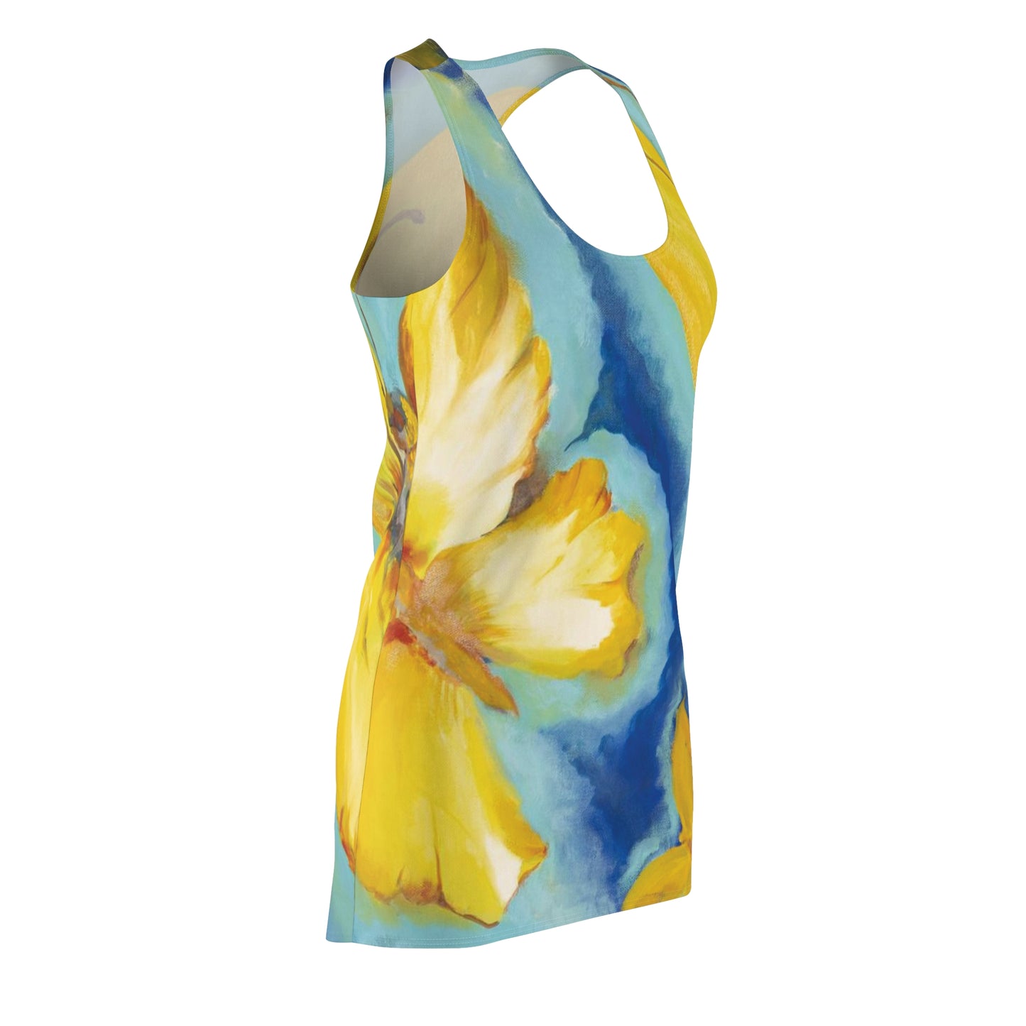 Golden Butterflies of Hope -  Women's Racerback Dress
